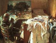 John Singer Sargent An Artist in his Studio oil painting on canvas